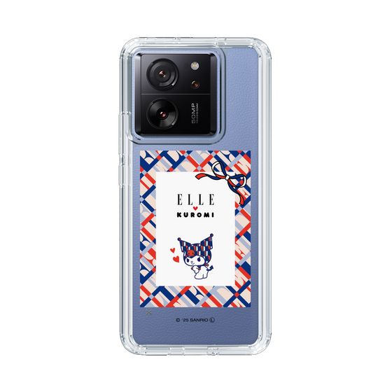 スリムプロテクションケース［ ELLE×マイメロディ＆クロミ - トリコロールカラーグラフィック2 ］