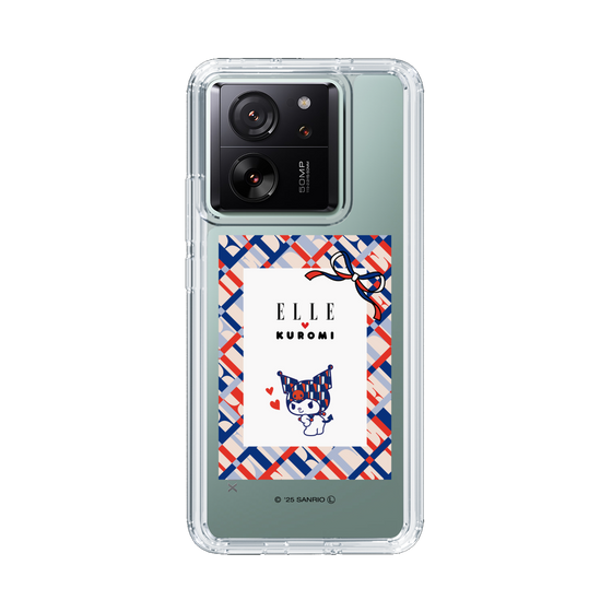 スリムプロテクションケース［ ELLE×マイメロディ＆クロミ - トリコロールカラーグラフィック2 ］