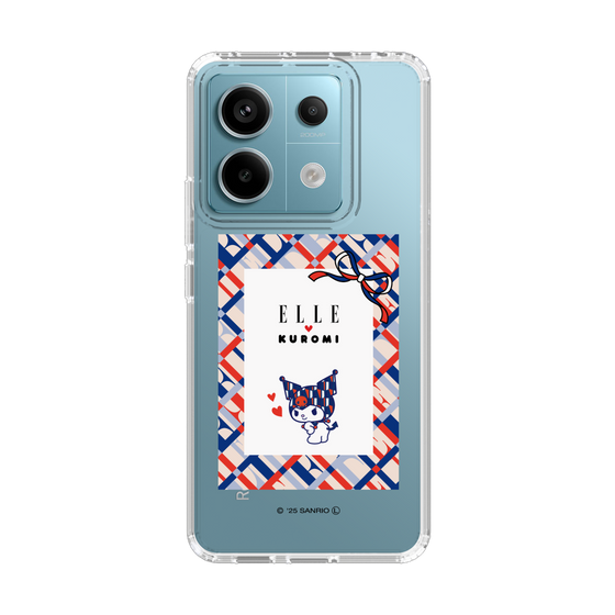 スリムプロテクションケース［ ELLE×マイメロディ＆クロミ - トリコロールカラーグラフィック2 ］