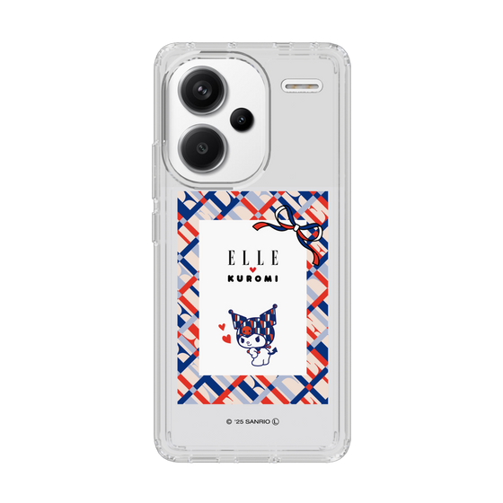スリムプロテクションケース［ ELLE×マイメロディ＆クロミ - トリコロールカラーグラフィック2 ］