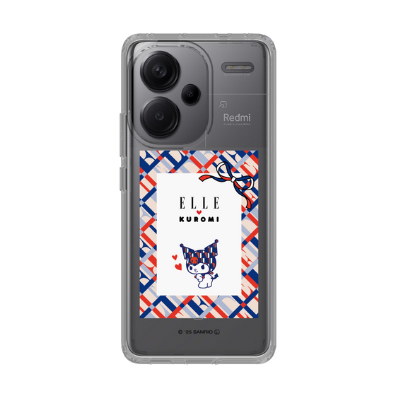 スリムプロテクションケース［ ELLE×マイメロディ＆クロミ - トリコロールカラーグラフィック2 ］