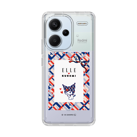 スリムプロテクションケース［ ELLE×マイメロディ＆クロミ - トリコロールカラーグラフィック2 ］