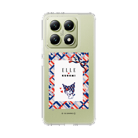スリムプロテクションケース［ ELLE×マイメロディ＆クロミ - トリコロールカラーグラフィック2 ］