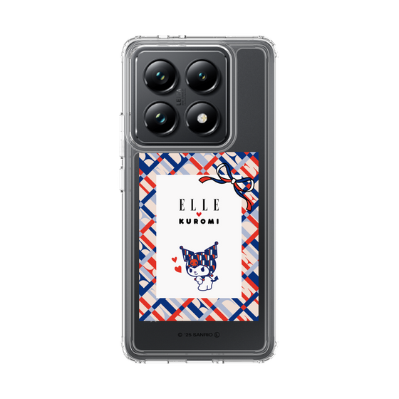 スリムプロテクションケース［ ELLE×マイメロディ＆クロミ - トリコロールカラーグラフィック2 ］