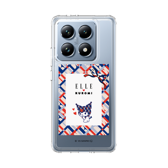 スリムプロテクションケース［ ELLE×マイメロディ＆クロミ - トリコロールカラーグラフィック2 ］