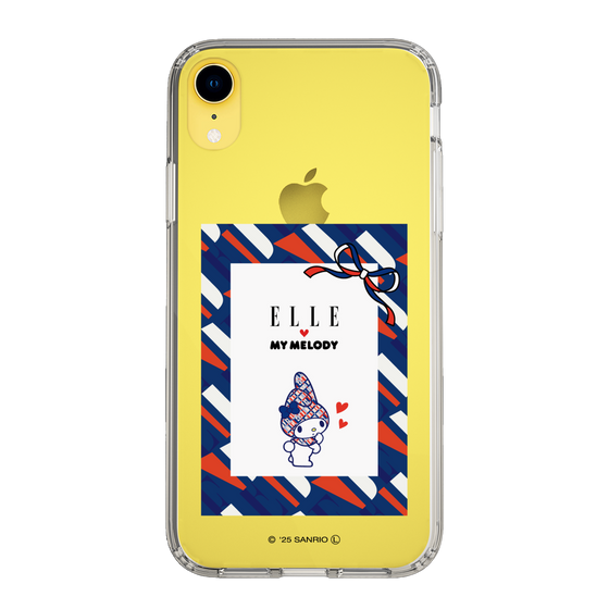 スリムプロテクションケース［ ELLE×マイメロディ＆クロミ - トリコロールカラーグラフィック3 ］