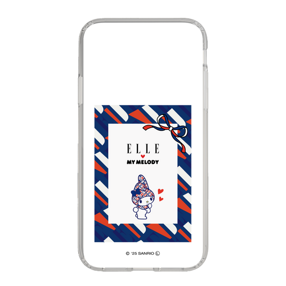 スリムプロテクションケース［ ELLE×マイメロディ＆クロミ - トリコロールカラーグラフィック3 ］