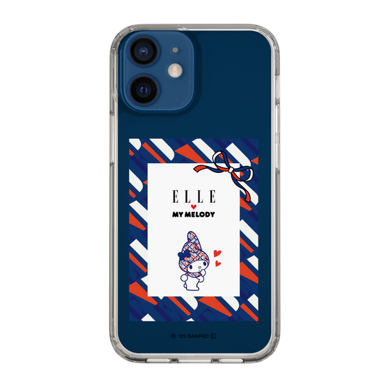 スリムプロテクションケース［ ELLE×マイメロディ＆クロミ - トリコロールカラーグラフィック3 ］