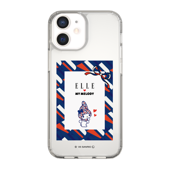 スリムプロテクションケース［ ELLE×マイメロディ＆クロミ - トリコロールカラーグラフィック3 ］