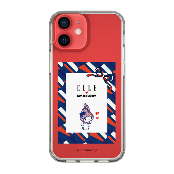 スリムプロテクションケース［ ELLE×マイメロディ＆クロミ - トリコロールカラーグラフィック3 ］