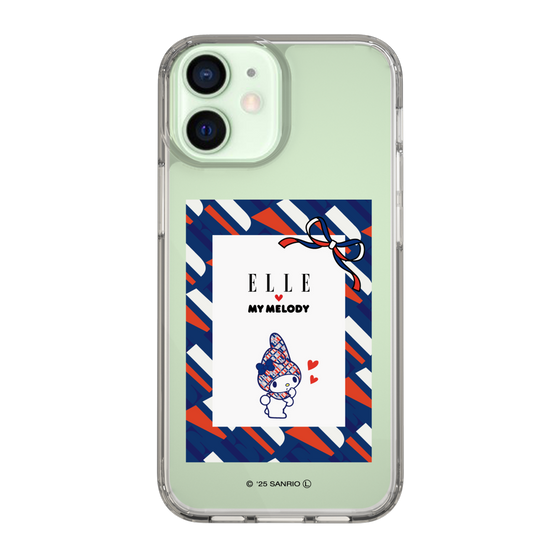 スリムプロテクションケース［ ELLE×マイメロディ＆クロミ - トリコロールカラーグラフィック3 ］