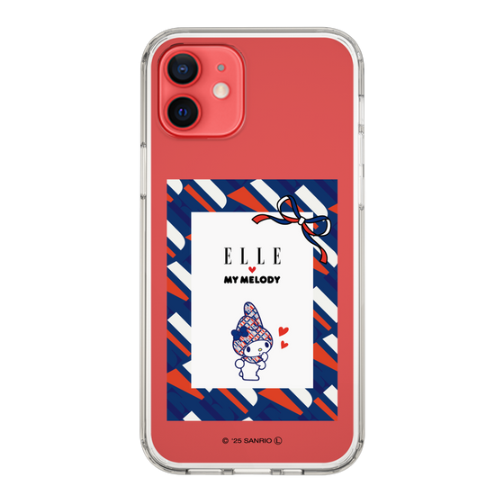 スリムプロテクションケース［ ELLE×マイメロディ＆クロミ - トリコロールカラーグラフィック3 ］