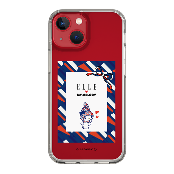 スリムプロテクションケース［ ELLE×マイメロディ＆クロミ - トリコロールカラーグラフィック3 ］