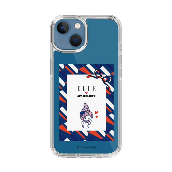 スリムプロテクションケース［ ELLE×マイメロディ＆クロミ - トリコロールカラーグラフィック3 ］