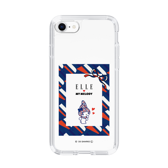スリムプロテクションケース［ ELLE×マイメロディ＆クロミ - トリコロールカラーグラフィック3 ］