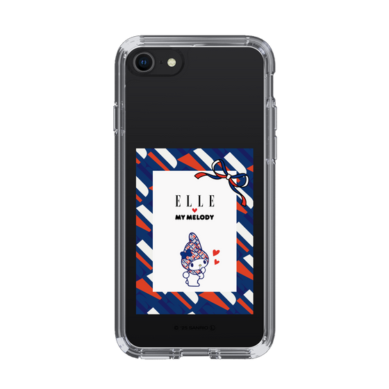 スリムプロテクションケース［ ELLE×マイメロディ＆クロミ - トリコロールカラーグラフィック3 ］