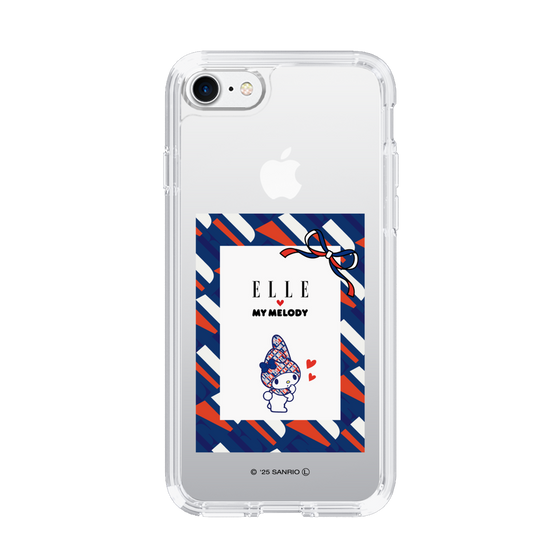スリムプロテクションケース［ ELLE×マイメロディ＆クロミ - トリコロールカラーグラフィック3 ］