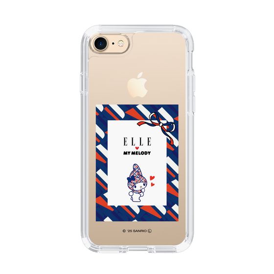 スリムプロテクションケース［ ELLE×マイメロディ＆クロミ - トリコロールカラーグラフィック3 ］