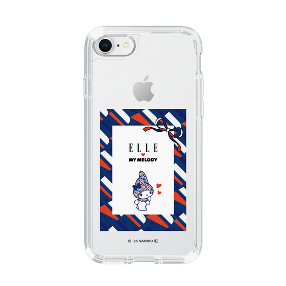 スリムプロテクションケース［ ELLE×マイメロディ＆クロミ - トリコロールカラーグラフィック3 ］