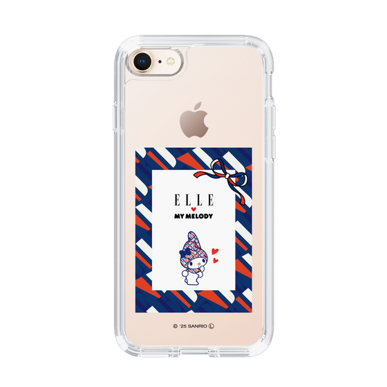 スリムプロテクションケース［ ELLE×マイメロディ＆クロミ - トリコロールカラーグラフィック3 ］