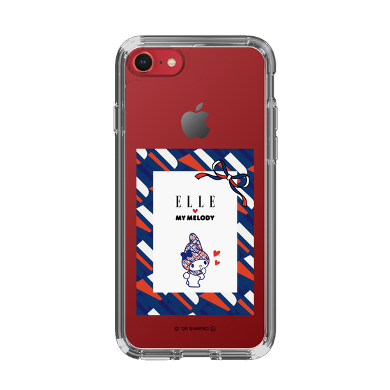 スリムプロテクションケース［ ELLE×マイメロディ＆クロミ - トリコロールカラーグラフィック3 ］