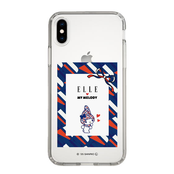 スリムプロテクションケース［ ELLE×マイメロディ＆クロミ - トリコロールカラーグラフィック3 ］