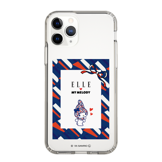 スリムプロテクションケース［ ELLE×マイメロディ＆クロミ - トリコロールカラーグラフィック3 ］
