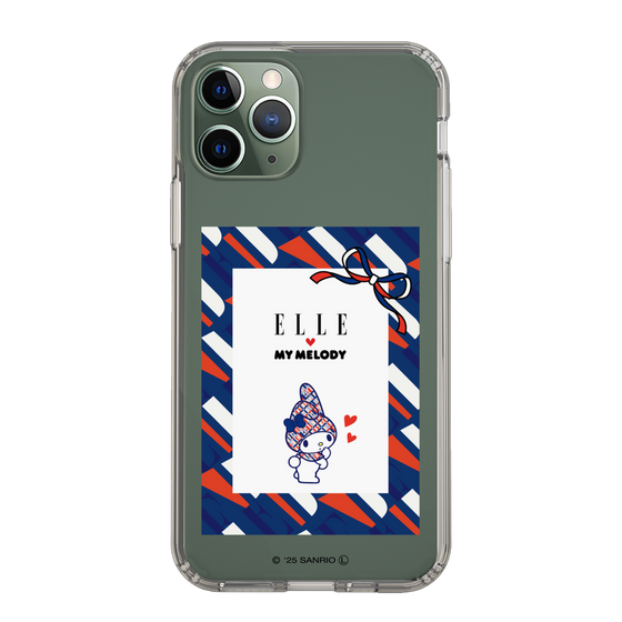 スリムプロテクションケース［ ELLE×マイメロディ＆クロミ - トリコロールカラーグラフィック3 ］