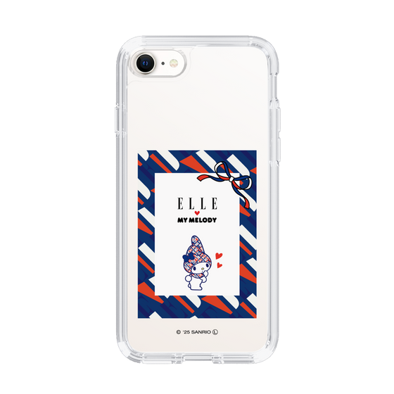 スリムプロテクションケース［ ELLE×マイメロディ＆クロミ - トリコロールカラーグラフィック3 ］
