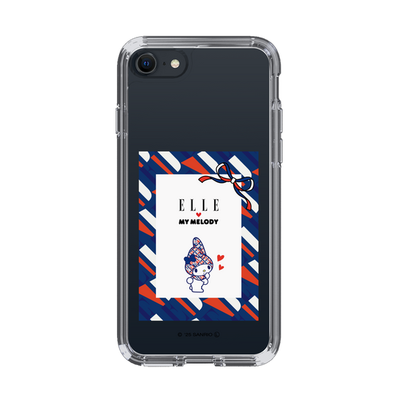 スリムプロテクションケース［ ELLE×マイメロディ＆クロミ - トリコロールカラーグラフィック3 ］