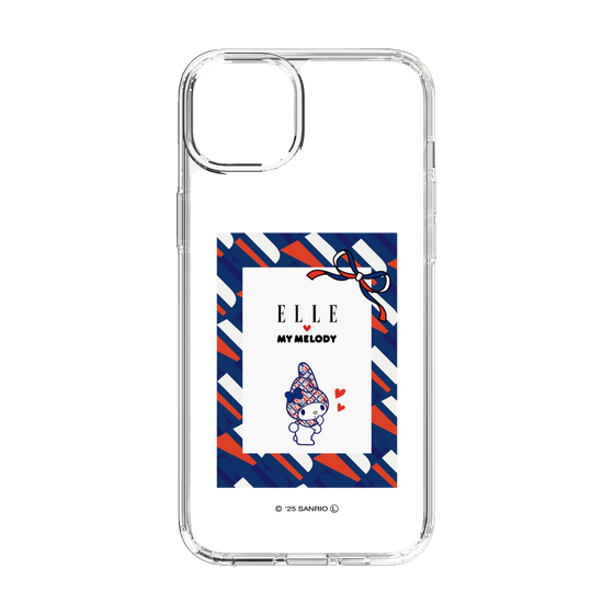 スリムプロテクションケース［ ELLE×マイメロディ＆クロミ - トリコロールカラーグラフィック3 ］