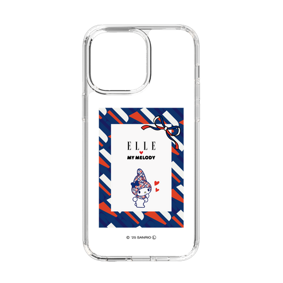 スリムプロテクションケース［ ELLE×マイメロディ＆クロミ - トリコロールカラーグラフィック3 ］