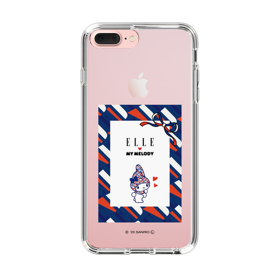 スリムプロテクションケース［ ELLE×マイメロディ＆クロミ - トリコロールカラーグラフィック3 ］