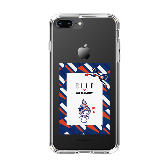 スリムプロテクションケース［ ELLE×マイメロディ＆クロミ - トリコロールカラーグラフィック3 ］