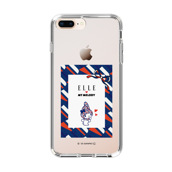 スリムプロテクションケース［ ELLE×マイメロディ＆クロミ - トリコロールカラーグラフィック3 ］
