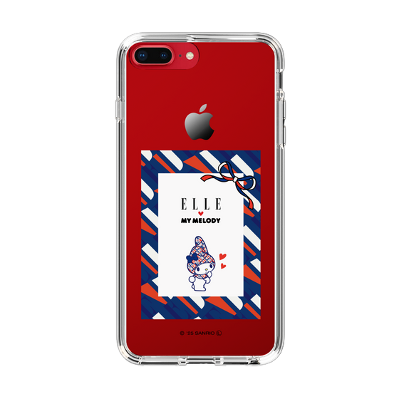 スリムプロテクションケース［ ELLE×マイメロディ＆クロミ - トリコロールカラーグラフィック3 ］