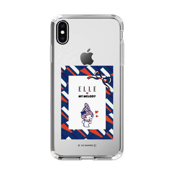 スリムプロテクションケース［ ELLE×マイメロディ＆クロミ - トリコロールカラーグラフィック3 ］