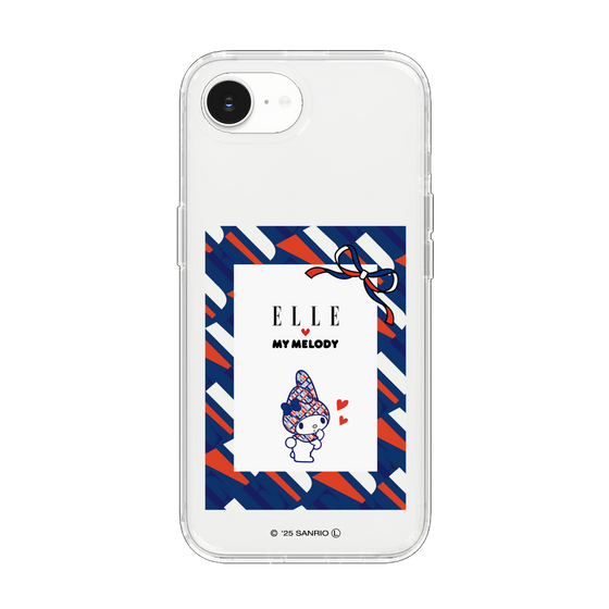 スリムプロテクションケース［ ELLE×マイメロディ＆クロミ - トリコロールカラーグラフィック3 ］