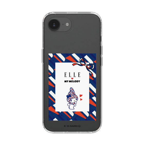 スリムプロテクションケース［ ELLE×マイメロディ＆クロミ - トリコロールカラーグラフィック3 ］