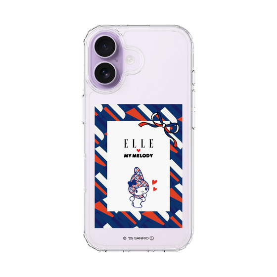 スリムプロテクションケース［ ELLE×マイメロディ＆クロミ - トリコロールカラーグラフィック3 ］