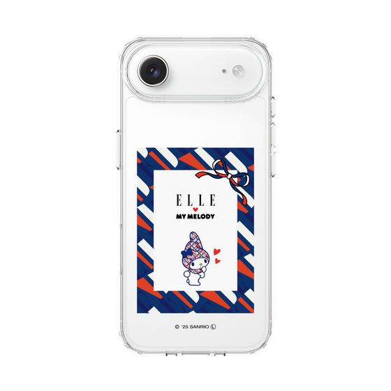 スリムプロテクションケース［ ELLE×マイメロディ＆クロミ - トリコロールカラーグラフィック3 ］