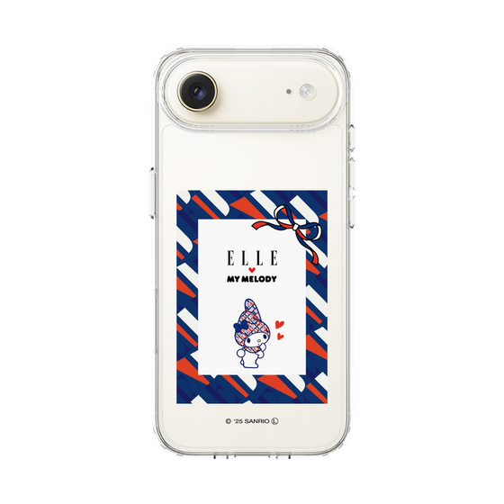 スリムプロテクションケース［ ELLE×マイメロディ＆クロミ - トリコロールカラーグラフィック3 ］