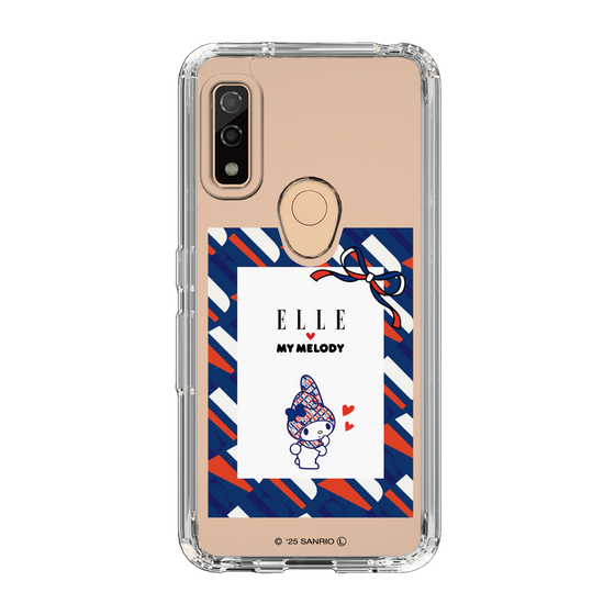 スリムプロテクションケース［ ELLE×マイメロディ＆クロミ - トリコロールカラーグラフィック3 ］