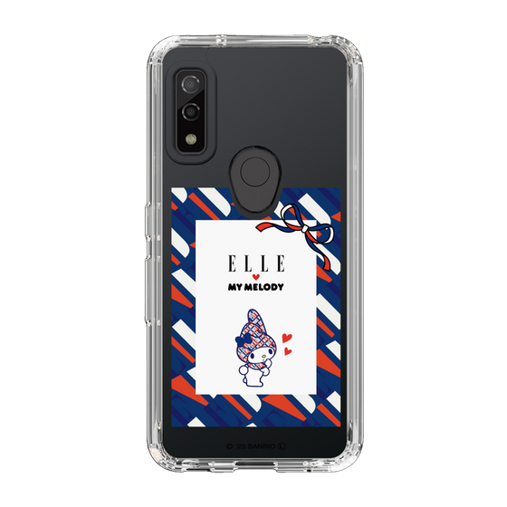 スリムプロテクションケース［ ELLE×マイメロディ＆クロミ - トリコロールカラーグラフィック3 ］
