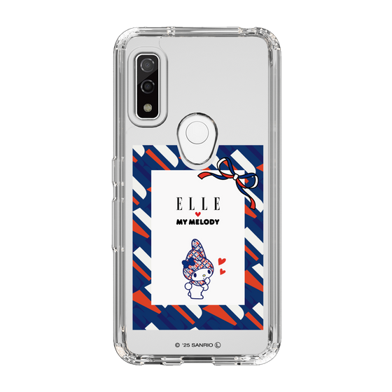 スリムプロテクションケース［ ELLE×マイメロディ＆クロミ - トリコロールカラーグラフィック3 ］