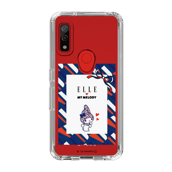 スリムプロテクションケース［ ELLE×マイメロディ＆クロミ - トリコロールカラーグラフィック3 ］