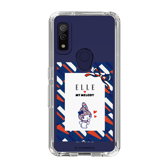 スリムプロテクションケース［ ELLE×マイメロディ＆クロミ - トリコロールカラーグラフィック3 ］