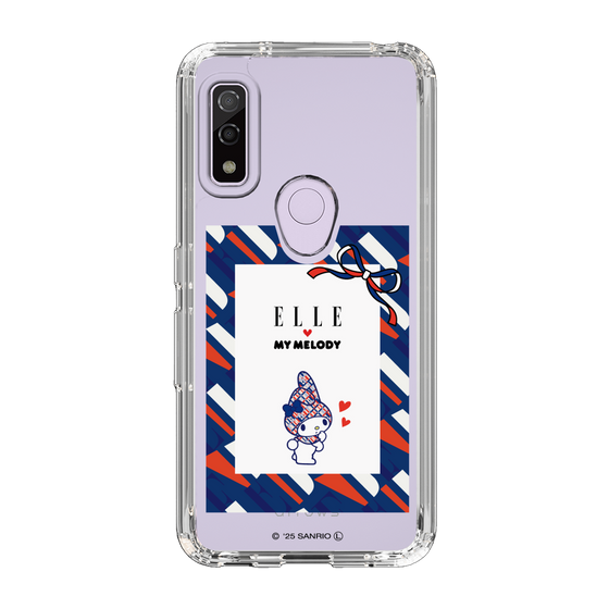 スリムプロテクションケース［ ELLE×マイメロディ＆クロミ - トリコロールカラーグラフィック3 ］