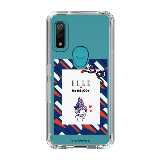 スリムプロテクションケース［ ELLE×マイメロディ＆クロミ - トリコロールカラーグラフィック3 ］