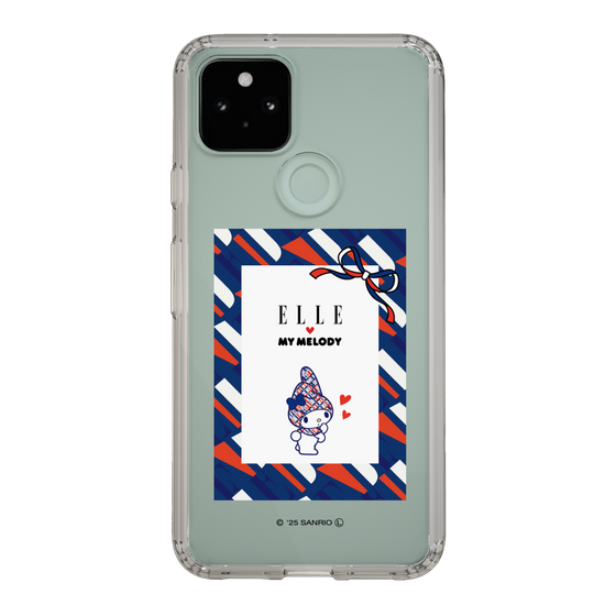 スリムプロテクションケース［ ELLE×マイメロディ＆クロミ - トリコロールカラーグラフィック3 ］